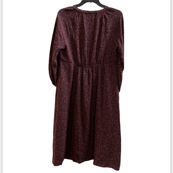 NWT The Nines by HATCH 3/4 sleeves button front poplin Maternity dress size M - Picture 10 of 12